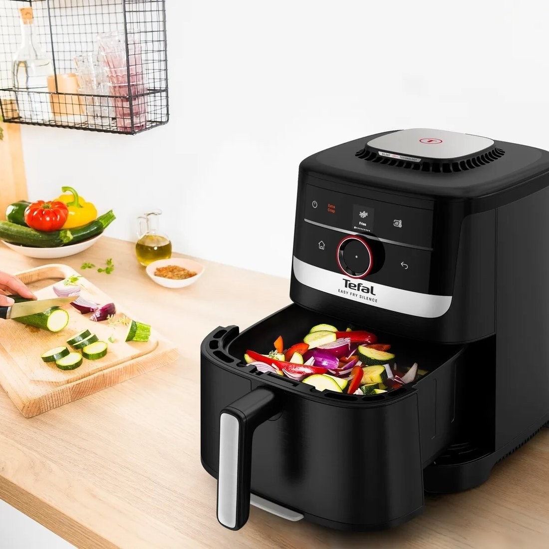 Аэрогриль (аэрофритюрница) Tefal Easy Fry Silence EY5728E1