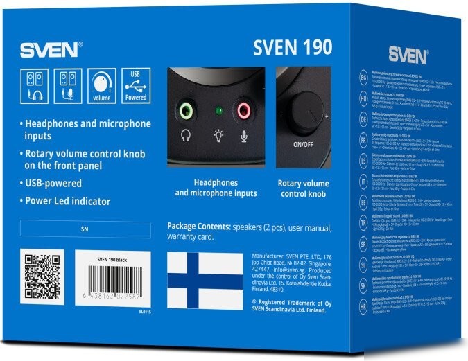 Акустика SVEN 190