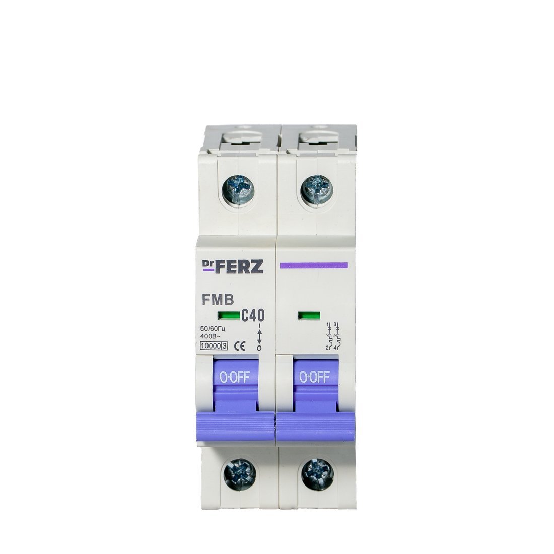 Выключатель автоматический Dr.Ferz FMB-C 10kA 2P 40 C 21100128FERZ
