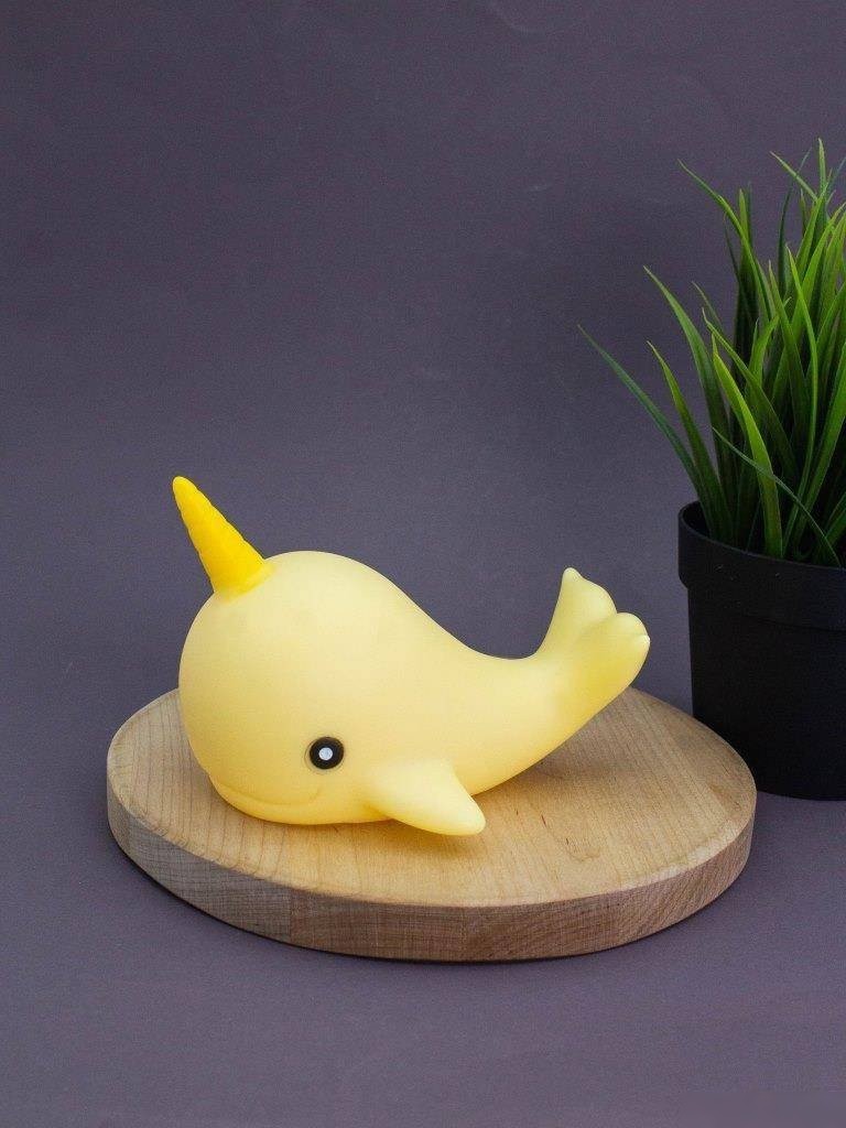 Ночник ILikeGift Whalecorn 149-010-01 (желтый)