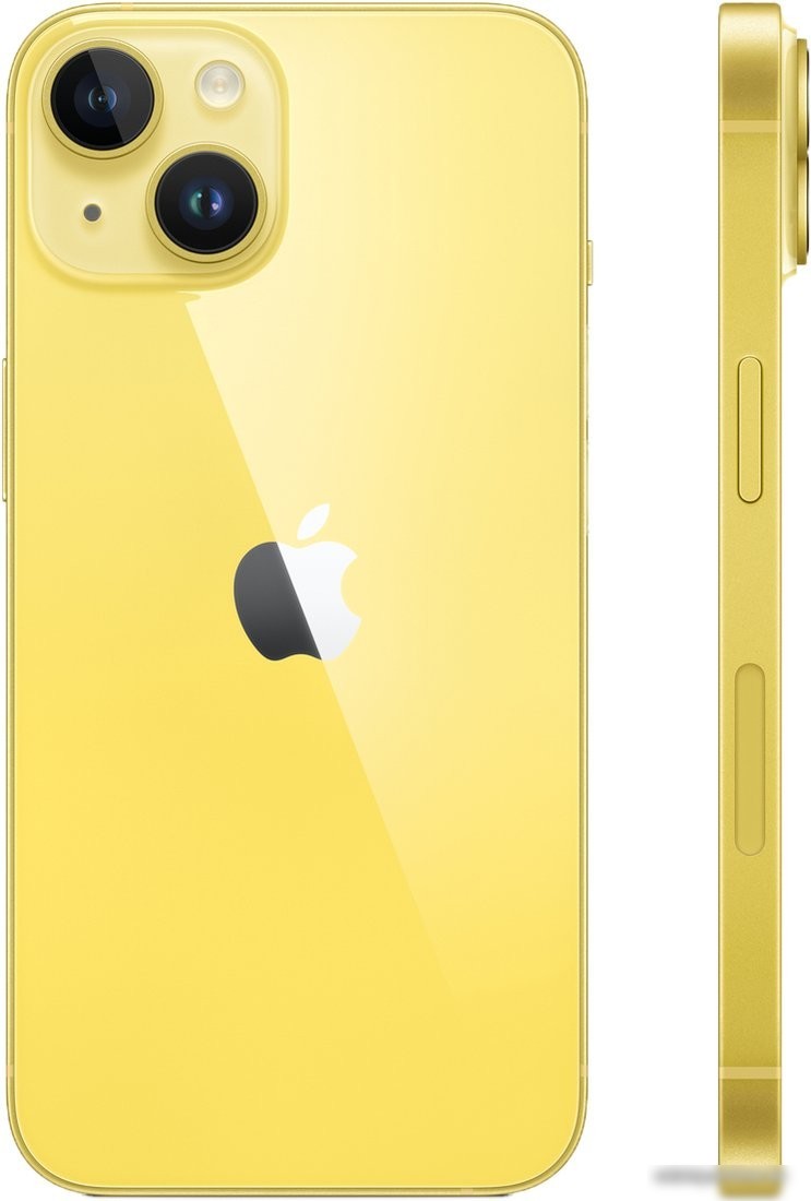 Телефон Apple iPhone 14 eSIM 128GB (желтый)