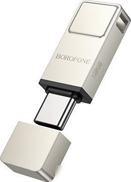 USB Flash Borofone BUD6 128GB (серебристый)