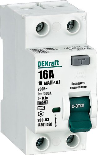 Устройство защитного отключения DEKraft УЗО-03 14201DEK