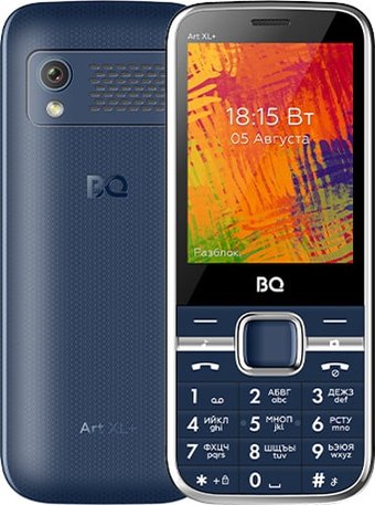 Кнопочный телефон BQ BQ-2838 Art XL+ (синий)