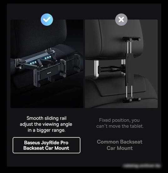 Держатель для планшета Baseus JoyRide Pro Backseat Car Mount SUTQ000001 (черный)
