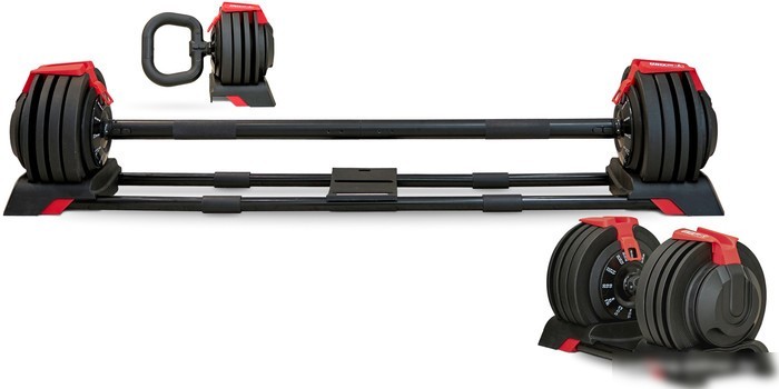 Штанга Unixfit регулируемая многофункциональная 3 в 1 24 кг