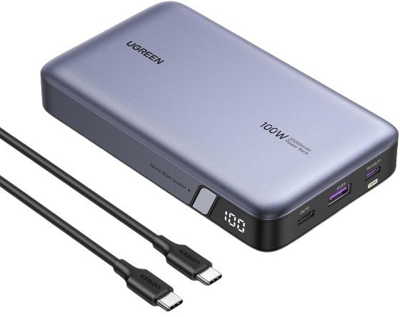 Внешний аккумулятор Ugreen PB720 20000mAh (серый)
