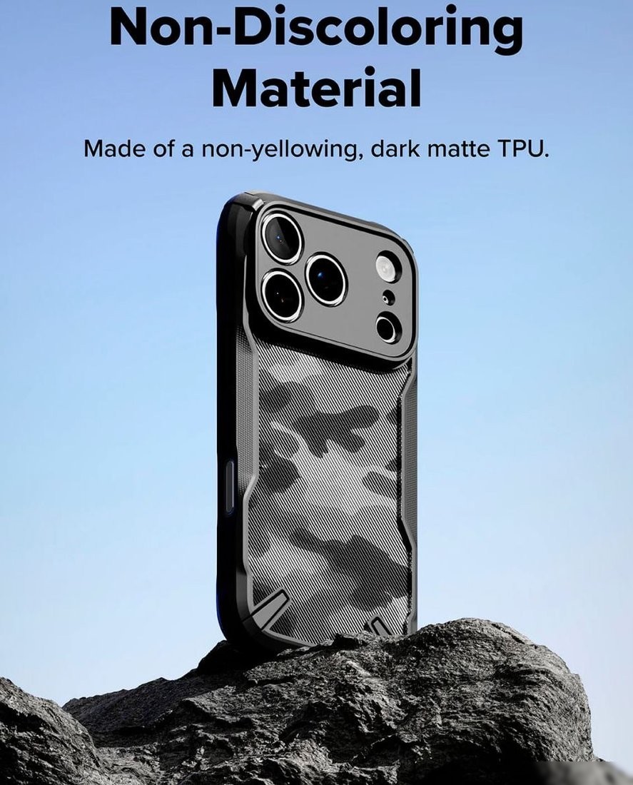 Чехол для телефона Ringke Fusion X для iPhone 17 Pro Max Camo Black