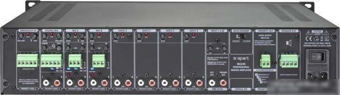Трансляционный усилитель Apart Audio MA240