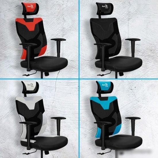 Кресло AeroCool Guardian (черный/синий)