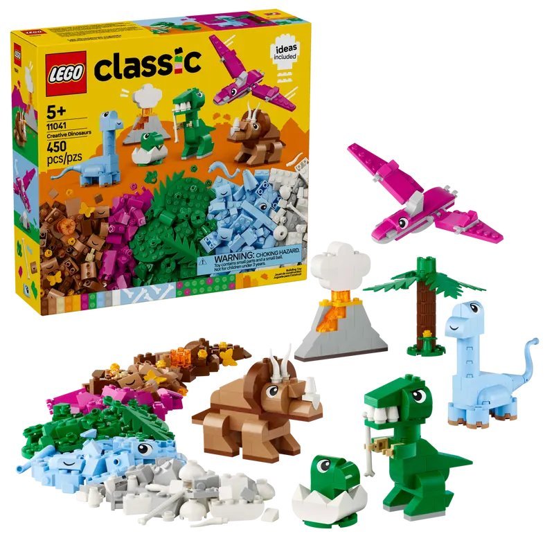 Конструктор LEGO Classic Креативные динозавры 11041