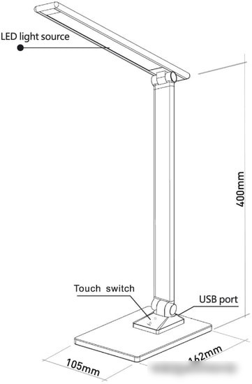 Настольная лампа Platinet PDLX14S