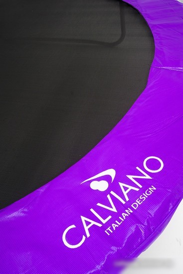 Батут Calviano Inside Master Purple 252 см - 8ft (внутренняя сетка, с лестницей)