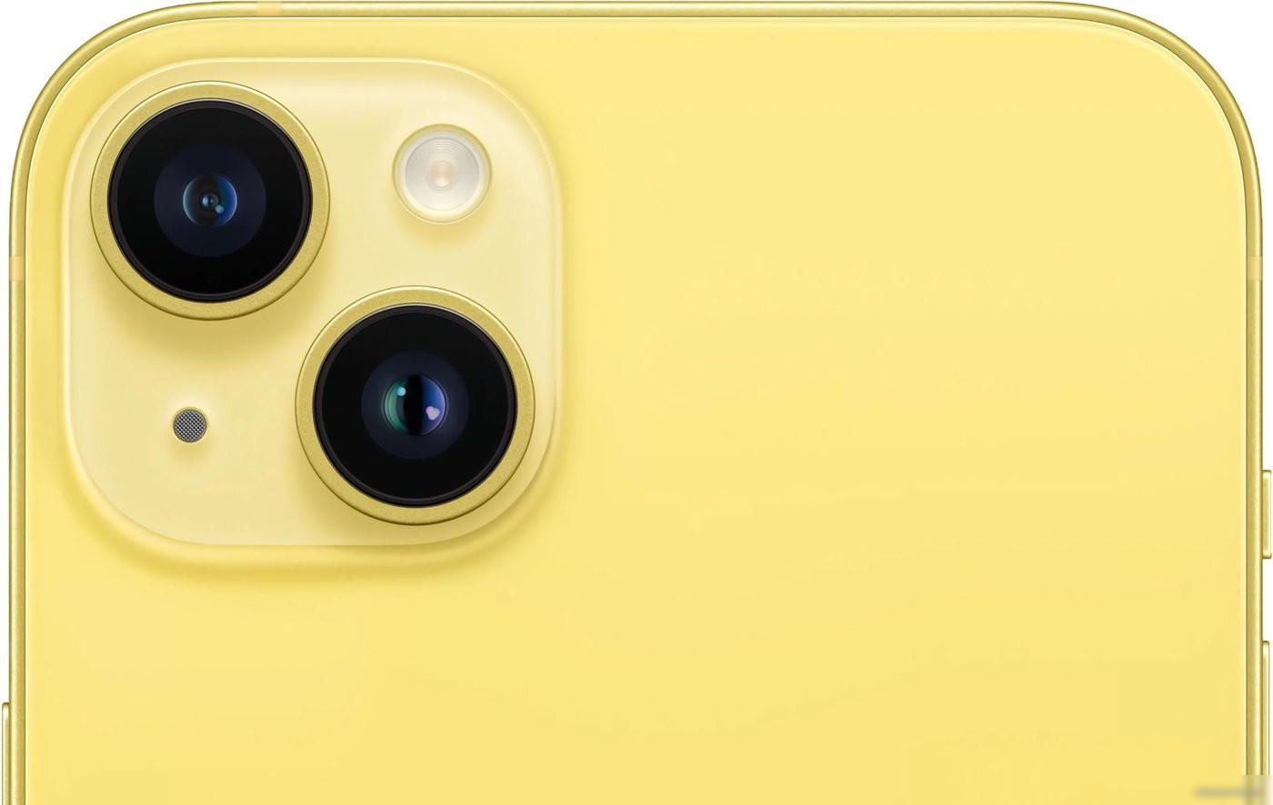 Телефон Apple iPhone 14 eSIM 128GB (желтый)