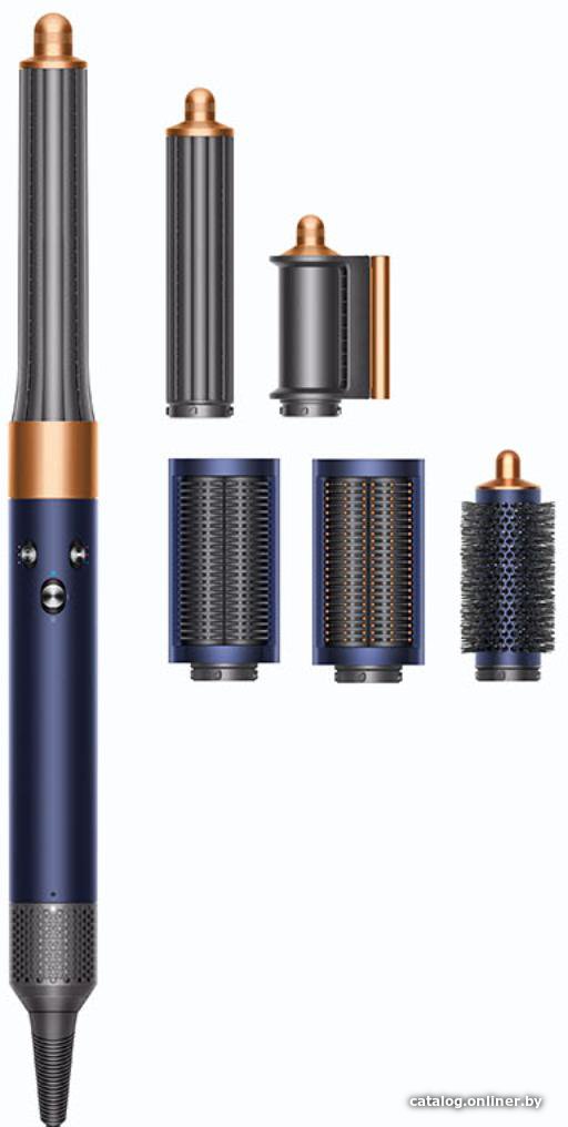 Фен-стайлер Dyson Airwrap Complete Long HS05 (с переходником на евровилку, берлинская лазурь/медный)