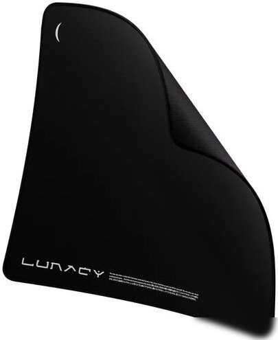 Коврик для мыши Lunacy CTRL Clear Black L