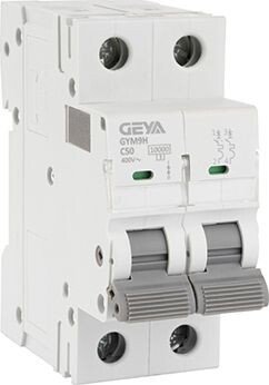 Выключатель автоматический GEYA GYM9H-2P-50C 2P 50A C 10kA 2M GYM9H2P50C