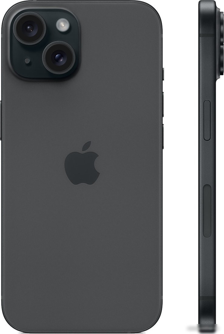 Телефон Apple iPhone 15 256GB (черный)
