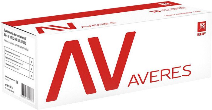 Выключатель автоматический EKF Averes AV-6 1P 25A (C) 6kA mcb6-1-25C-av
