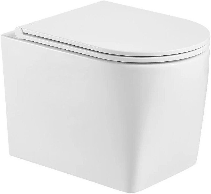 Унитаз подвесной WeltWasser Amberg 506 ST + Nesenbach 004 GL-WT + Amberg RD-WT