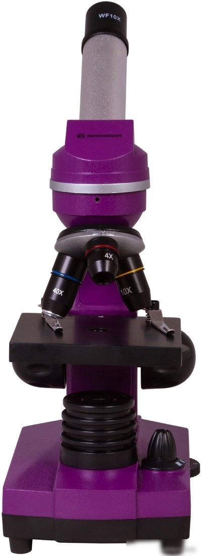 Детский микроскоп Bresser Junior Biolux SEL 40–1600x 74321 (фиолетовый)