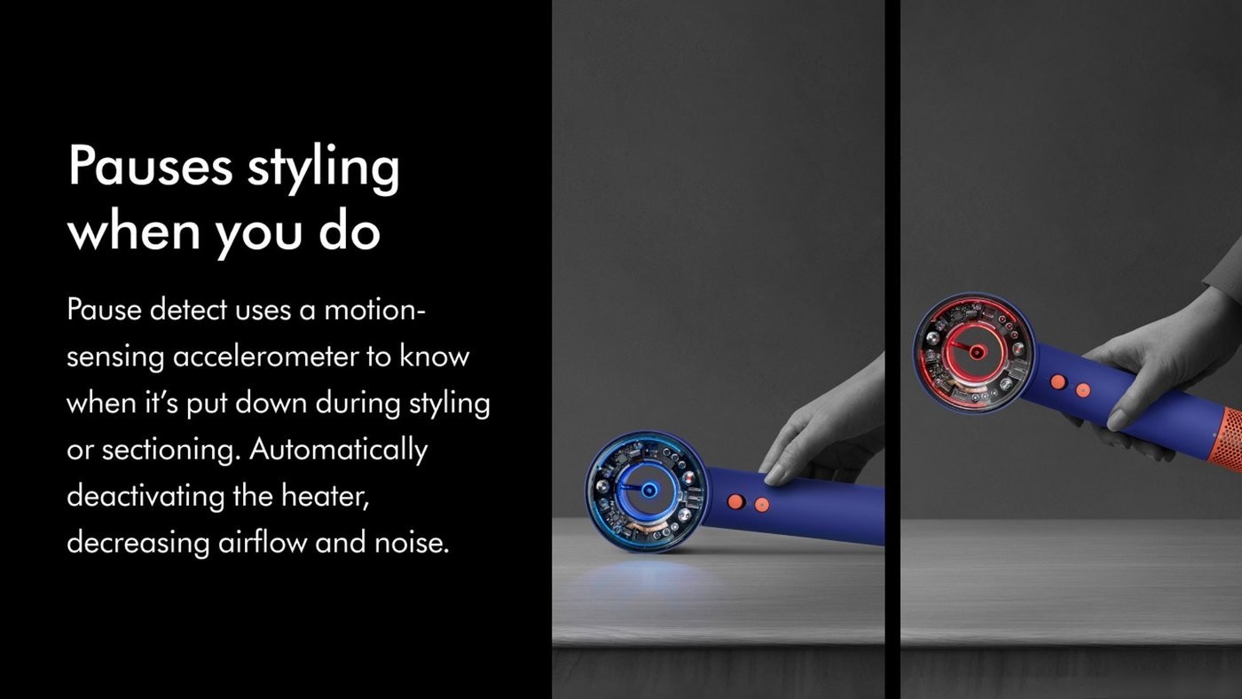 Фен Dyson HD16 Supersonic Nural Curly+Coily (евровилка, синие румяна/топаз)