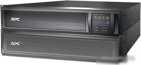Источник бесперебойного питания APC Smart-UPS X 1500VA Rack/Tower LCD 230V (SMX1500RMI2UNC)