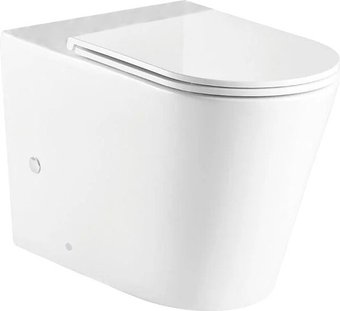 Унитаз напольный WeltWasser WW Salzbach 001 XL GL-WT (белый глянец чаша)