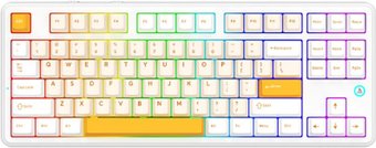 Клавиатура Ajazz AK870 V2 (желтый/белый, Ajazz Daydream)