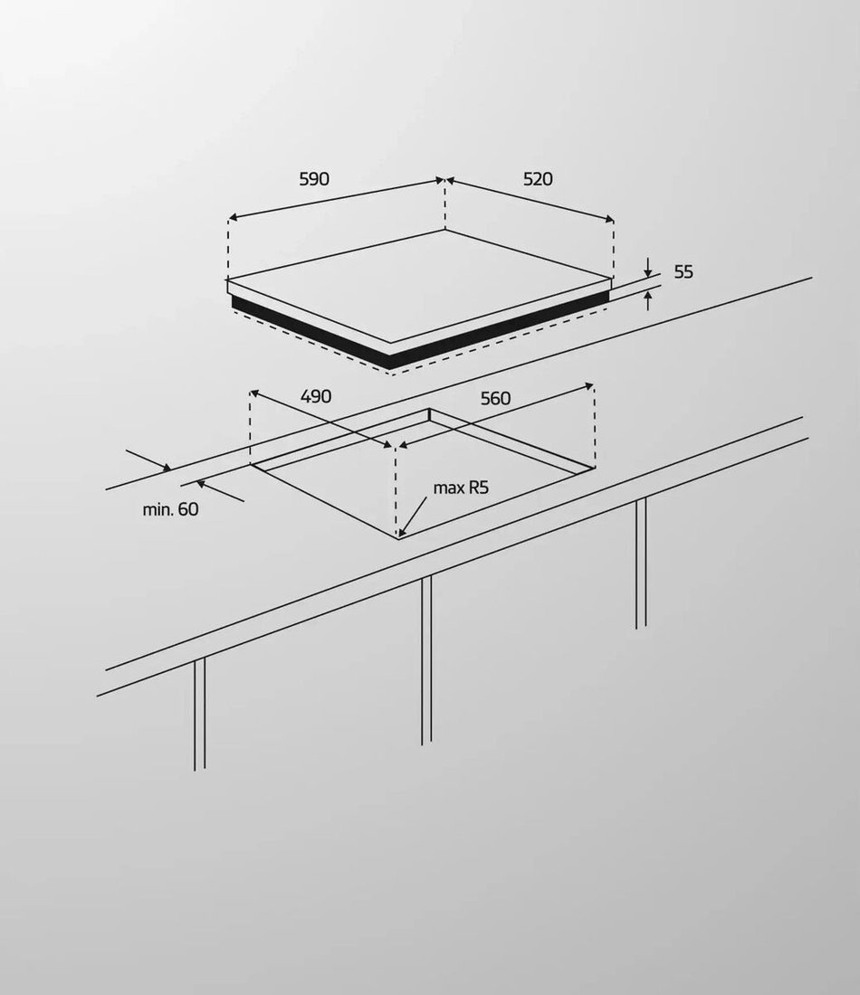 Варочная панель Simfer H60V41B525