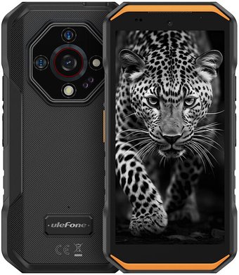 Телефон Ulefone Armor X32 6GB/128GB (черный/оранжевый)