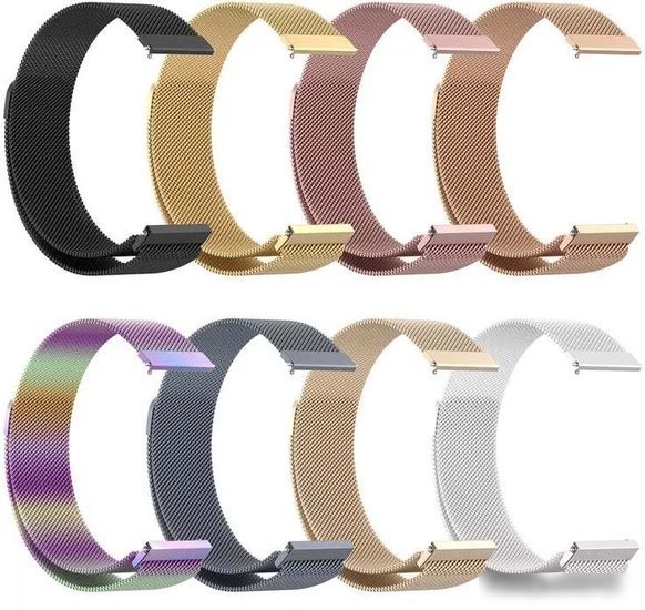 Браслет Rumi Milanese loop металлический 18 мм (серебристый)