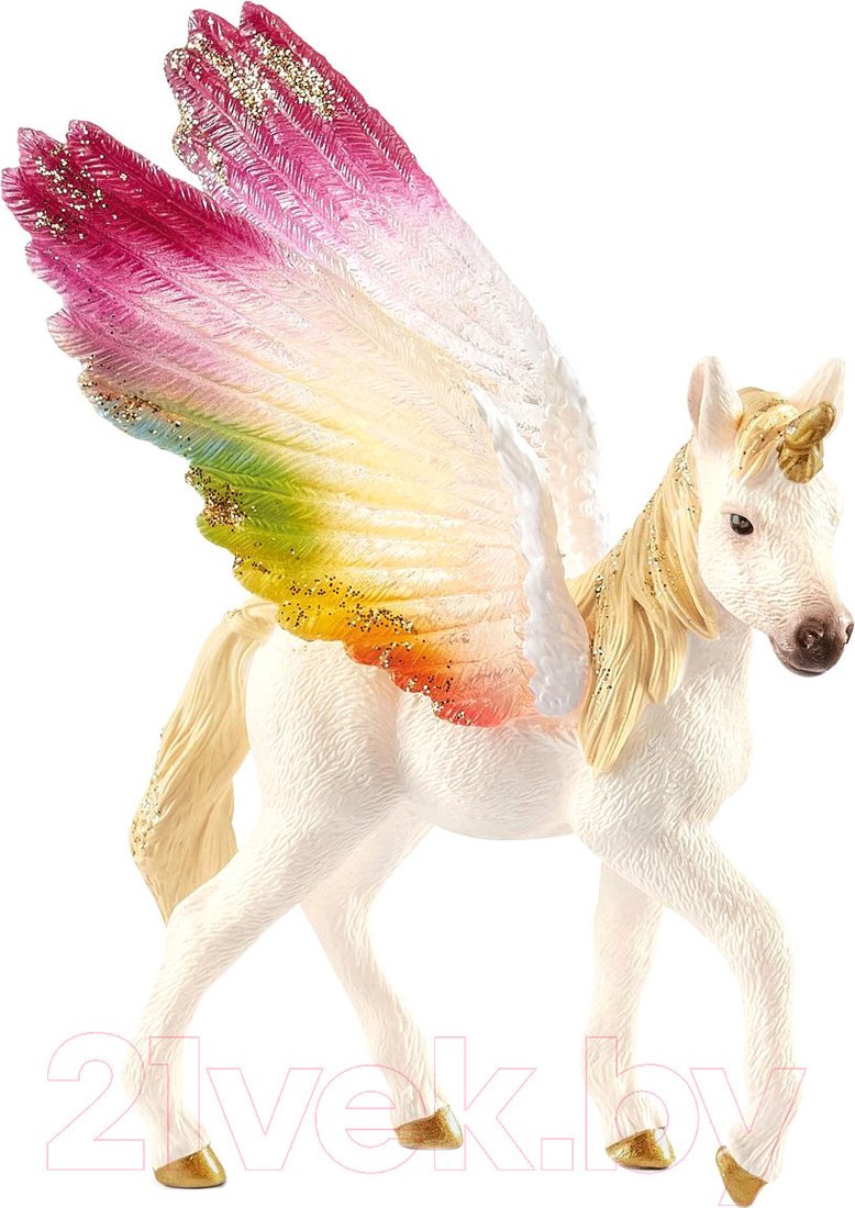 Фигурка Schleich Детеныш крылатого радужного единорога 70577