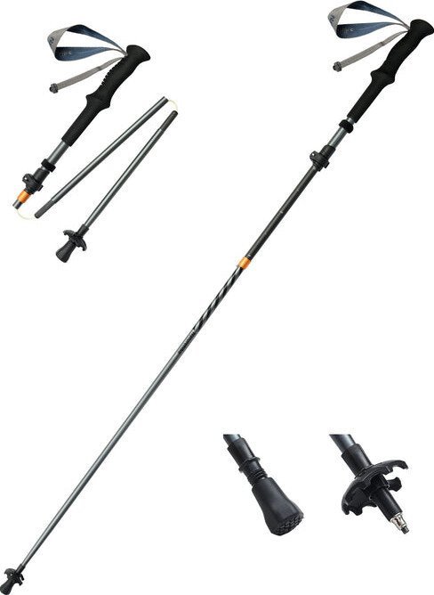 Палки для скандинавской ходьбы Naturehike CNK2450DS012 Carbon-AL Chang feng UL 6975641883692 (серый)
