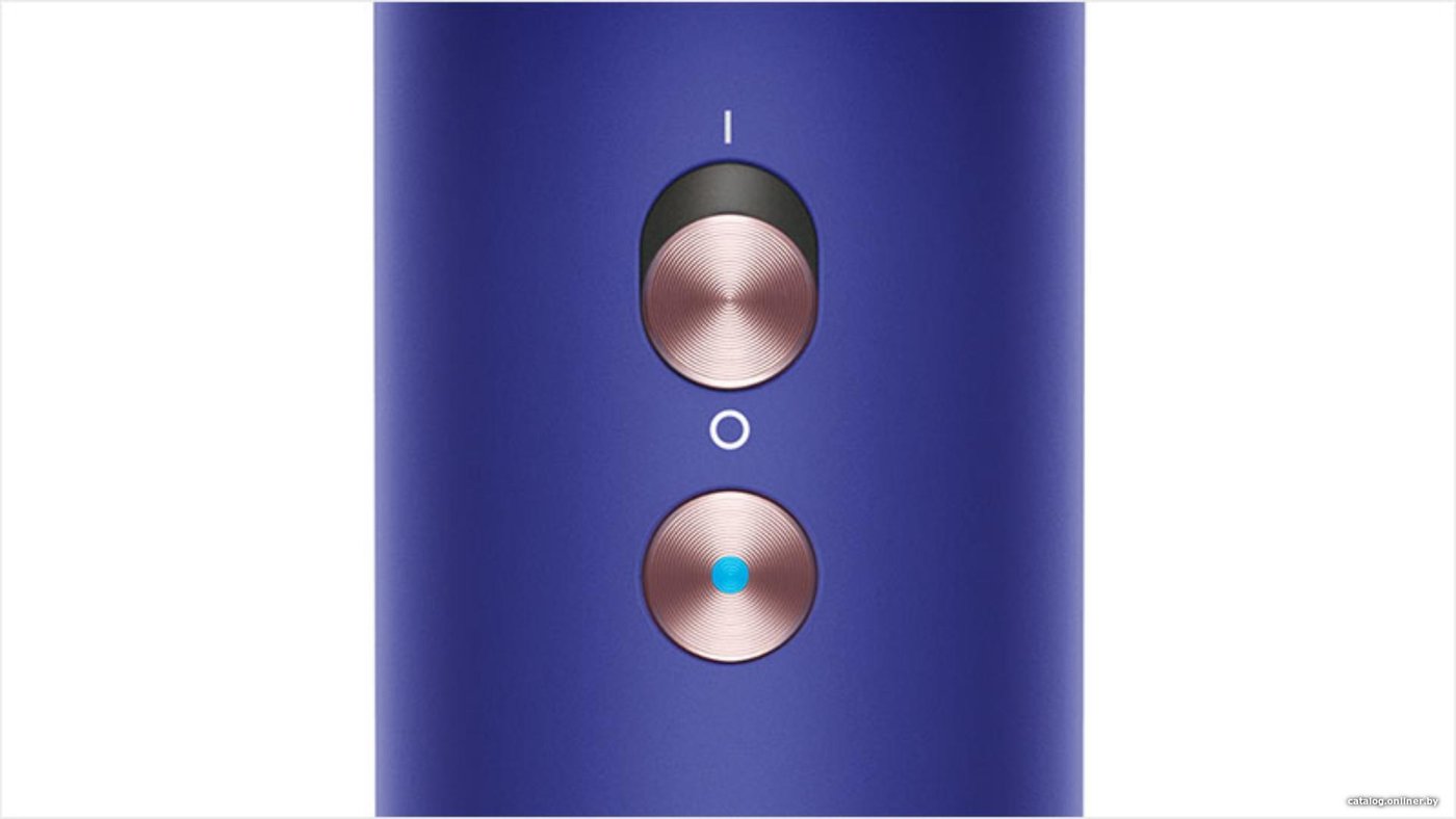 Фен Dyson HD07 Supersonic (евровилка, синий/розовое золото)