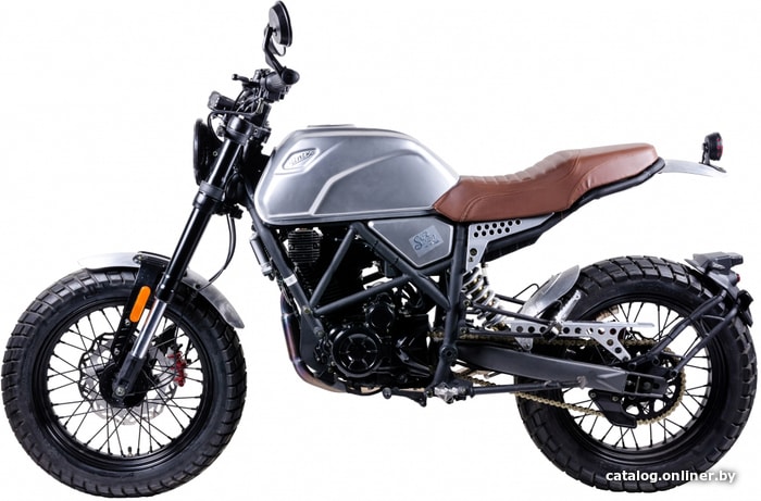 Мотоцикл M1NSK SCR 250 (серебристый)