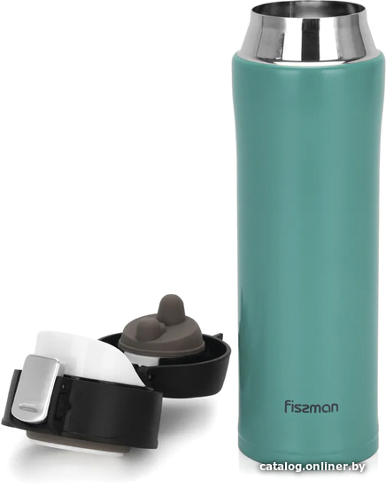 Термокружка Fissman 9880 450мл (аквамарин)