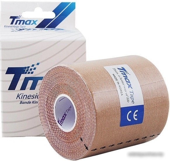 Тейп Tmax Extra Sticky 7.5 см х 5 м (телесный) Тейп Tmax Extra Sticky 7.5 см х 5 м (телесный)