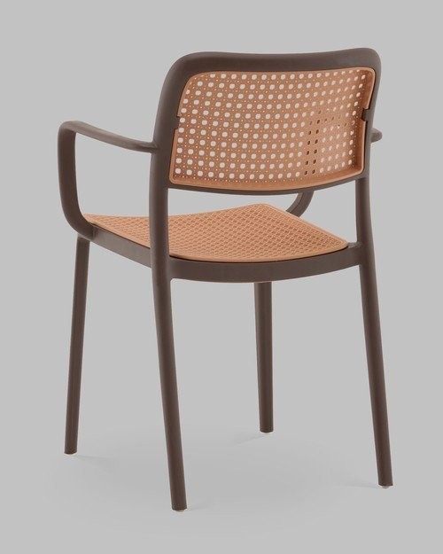 Стул Stool Group Yona с подлокотниками PP-297 (коричневый)