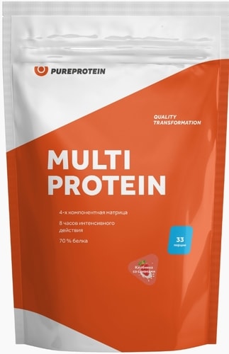 Pureprotein Multi Protein (1000 г, шоколадное печенье)