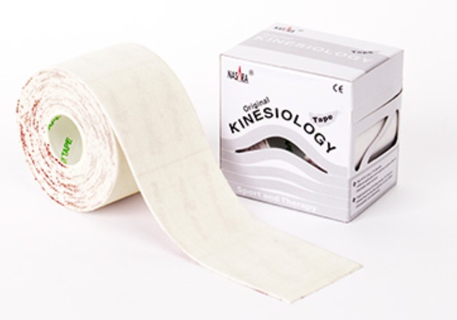 Тейп Nasara Kinesiology Tape NR81733 (белый)