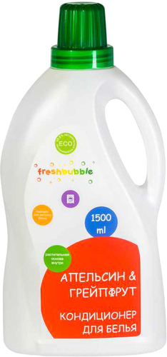 Кондиционер для белья Freshbubble апельсин и грейпфрут 1.5 л