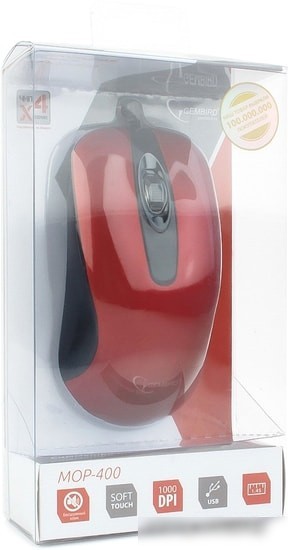 Мышь Gembird MOP-400-R