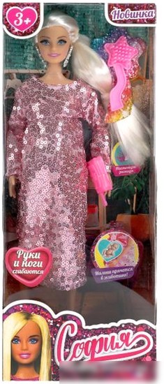 Кукла Карапуз София беременная, реалистичные ресницы 66001B1-BF5-S-BB