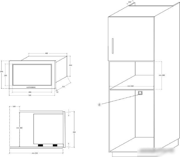 Микроволновая печь KUPPERSBERG HMW 655 X