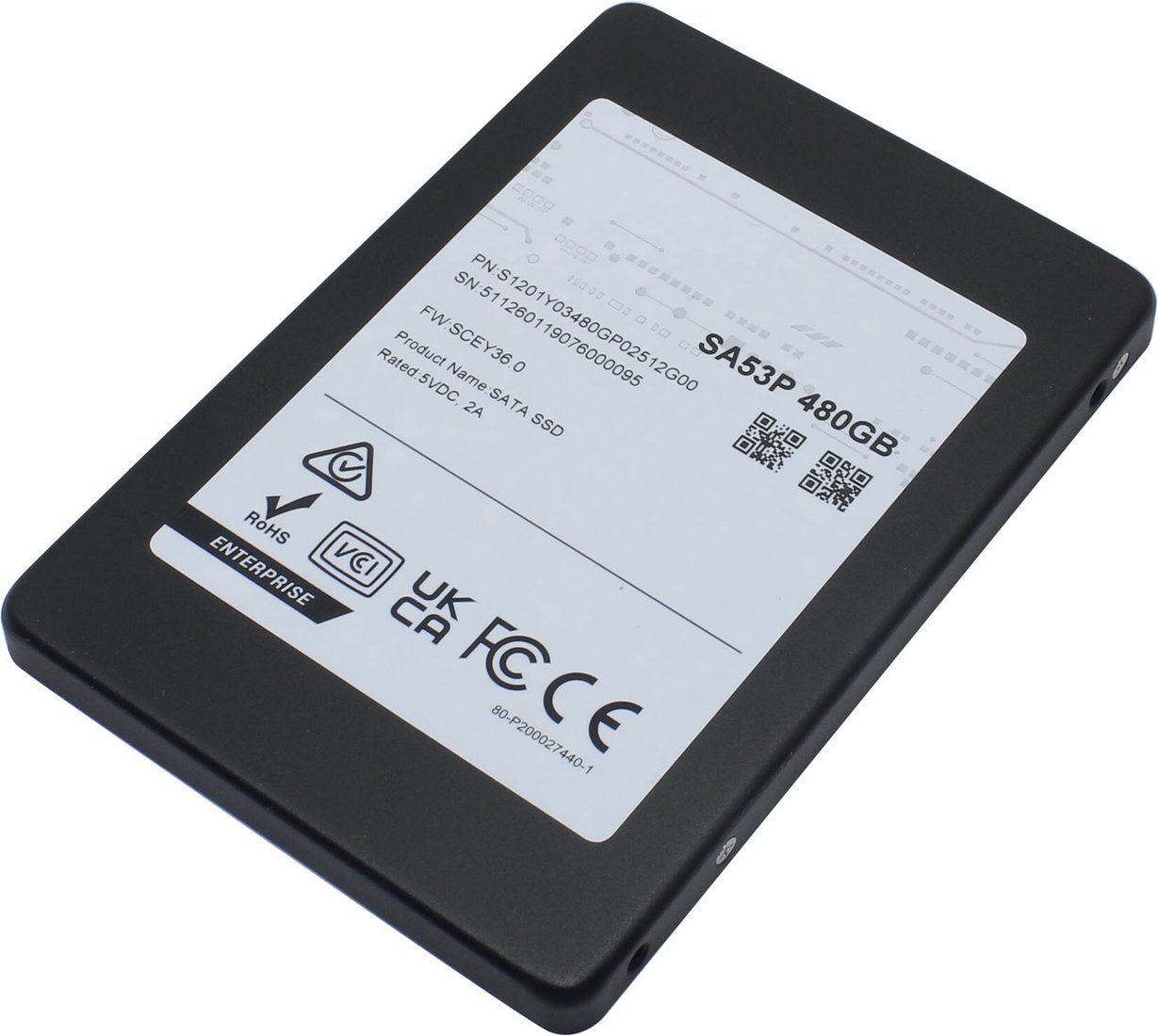 SSD Phison SA53P 480GB S1201Y03480GP02512G00