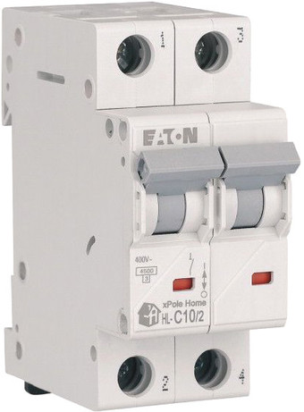 Выключатель автоматический Eaton HL-C102 2P 10A C 4.5кA 2M 194769