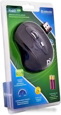 Мышь Defender Rider 215 (52821)
