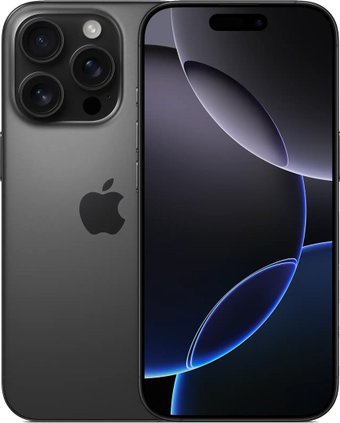 Телефон Apple iPhone 16 Pro Dual eSim 512GB (черный титан)