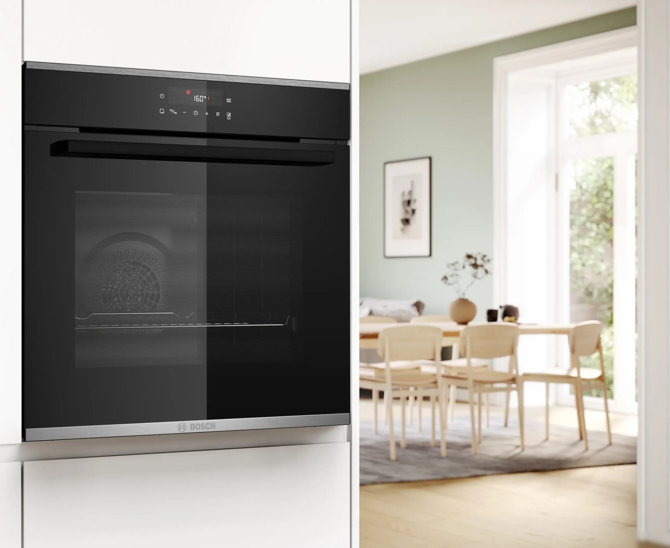 Электрический духовой шкаф Bosch Serie 4 HBG272EB3